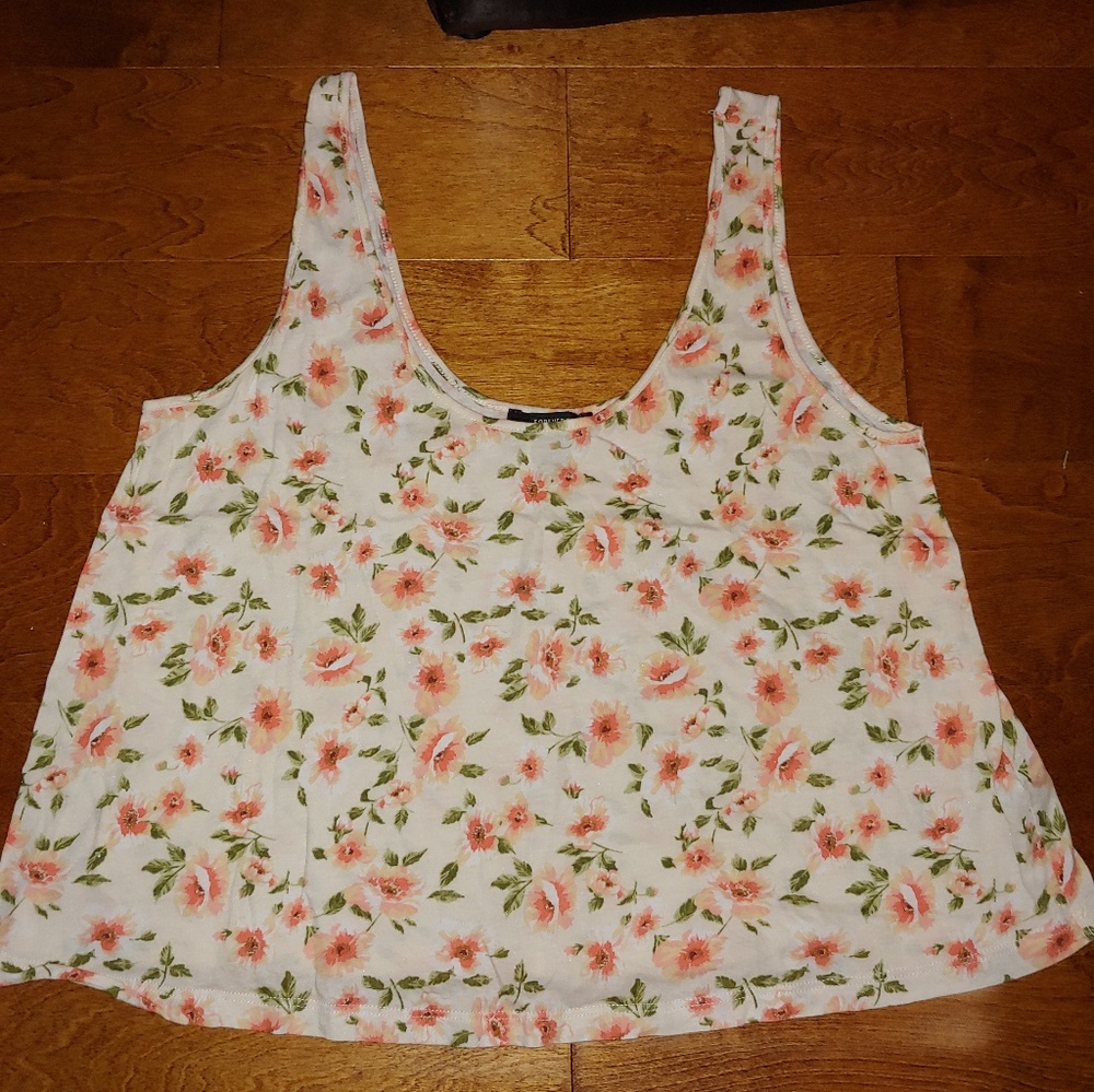 Floral Forever 21 Tank Top